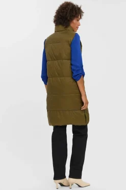 Vero Moda Chaleco acolchado Verde Outlet