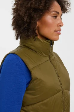 Vero Moda Chaleco acolchado Verde Outlet