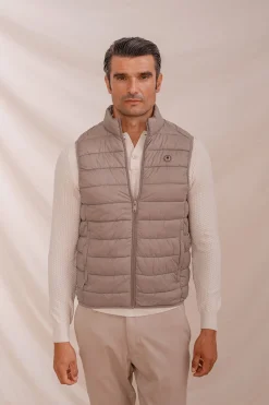 Celopman Chaleco Acolchado beige Outlet