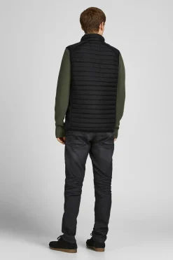 Jack & Jones Chaleco acolchado negro Clearance
