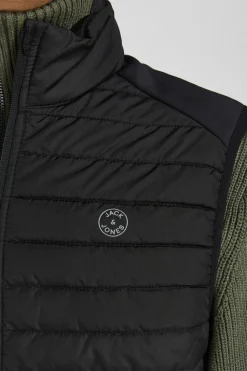 Jack & Jones Chaleco acolchado negro Clearance
