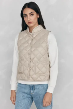 Pedro del Hierro Chaleco acolchado Beige Best