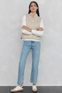 Pedro del Hierro Chaleco acolchado Beige Best