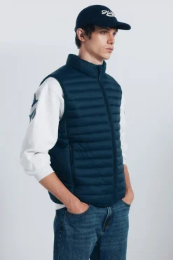 Springfield Chaleco acolchado azul Discount