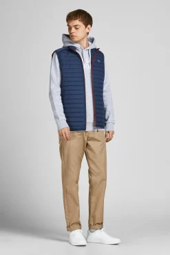 Jack & Jones Chaleco acolchado azul Clearance