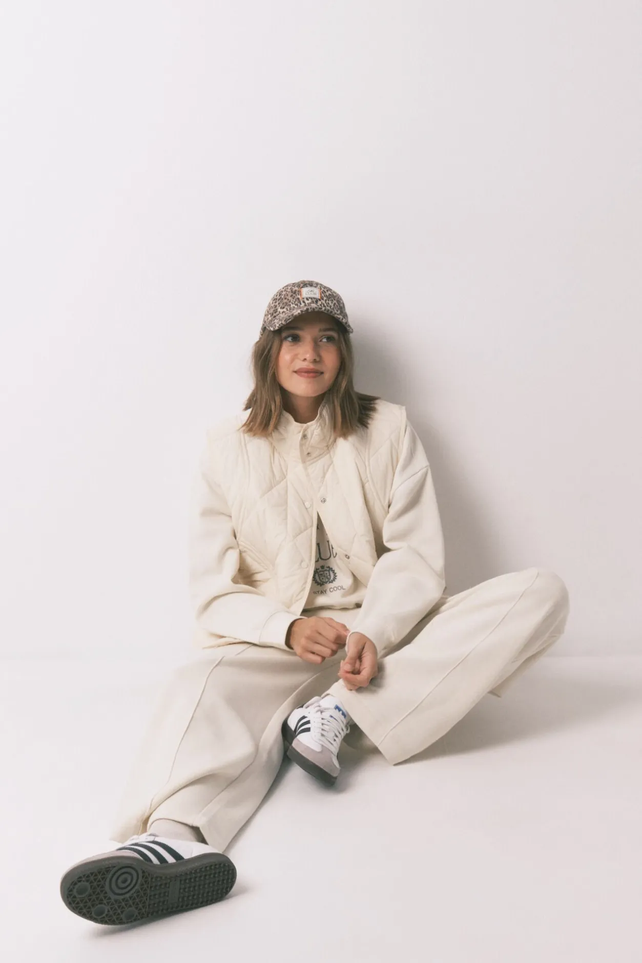 Women'secret Chaleco acolchado blanco marfil Outlet