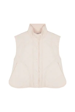 Women'secret Chaleco acolchado blanco marfil Outlet
