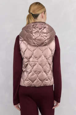 Pedro del Hierro Chaleco acolchado capucha Rosa Best