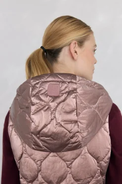 Pedro del Hierro Chaleco acolchado capucha Rosa Best