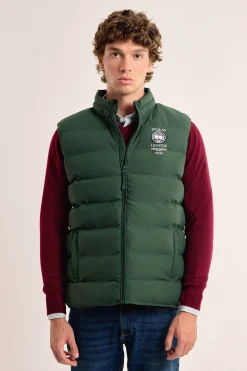 Valecuatro Chaleco acolchado color modelo Escudo Verde Outlet