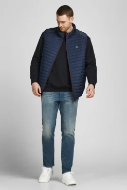 Jack & Jones PLUS Chaleco acolchado ligero PLUS azul Online