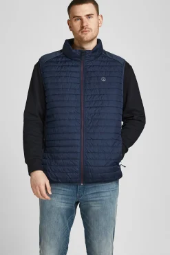Jack & Jones PLUS Chaleco acolchado ligero PLUS azul Online