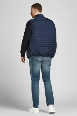 Jack & Jones PLUS Chaleco acolchado ligero PLUS azul Online