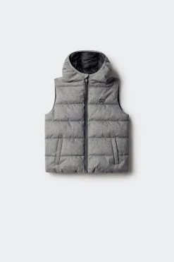 Springfield Kids Chaleco acolchado niño gris New