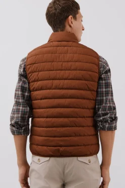 Cortefiel Chaleco acolchado ultralight Marrón Online