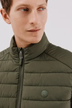 Cortefiel Chaleco acolchado ultralight Kaki New