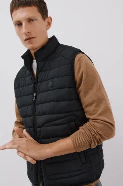 Cortefiel Chaleco acolchado ultralight Negro New
