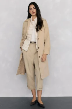 Pedro del Hierro Chaleco corto peplum Crudo Sale