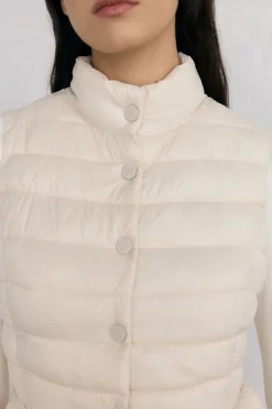 Pedro del Hierro Chaleco corto peplum Crudo Sale