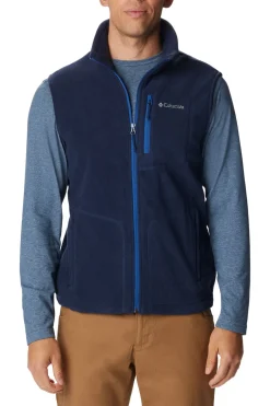 Columbia Chaleco de forro polar Fast Trek™ para hombre Azul marino Clearance