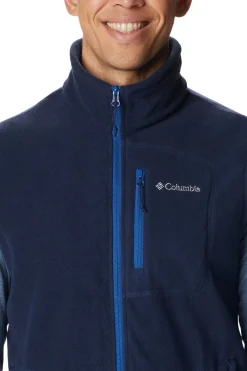 Columbia Chaleco de forro polar Fast Trek™ para hombre Azul marino Clearance