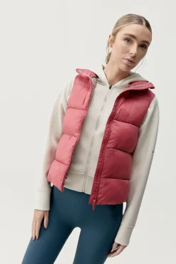 Born Living Yoga Chaleco deportivo Jolie coral rojo Discount