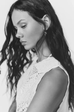 High Spirits Chaleco Dulcie blanco