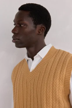 Pedro del Hierro Chaleco estructura marcada Amarillo Discount