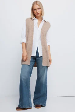 Springfield Chaleco largo abierto nude