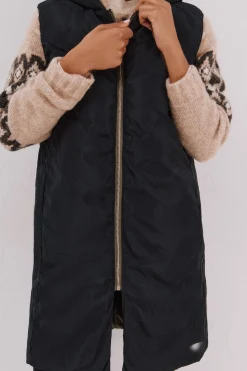 Cortefiel Chaleco largo reversible Kaki New