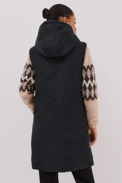 Cortefiel Chaleco largo reversible Kaki New