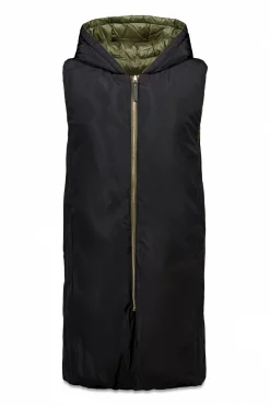 Cortefiel Chaleco largo reversible Kaki New