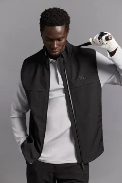 Pedro del Hierro Chaleco liso golf Negro Outlet