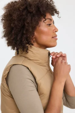 Vero Moda Chaleco midi acolchado de mujer Marr&oacute;n Best