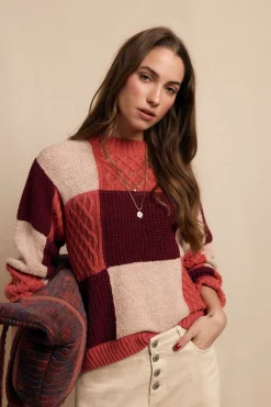 Slowlove Chaleco patchwork multicolor Coral Discount