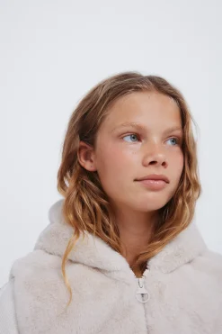 Springfield Kids Chaleco pelo niña beige Hot