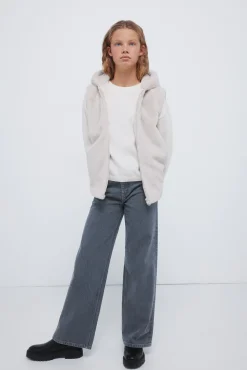 Springfield Kids Chaleco pelo niña beige Hot