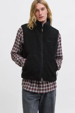 Jack & Jones Chaleco polar negro Best