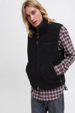 Jack & Jones Chaleco polar negro Best