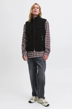 Jack & Jones Chaleco polar negro Best