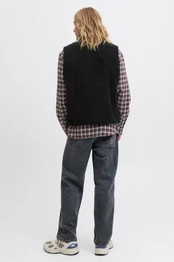 Jack & Jones Chaleco polar negro Best