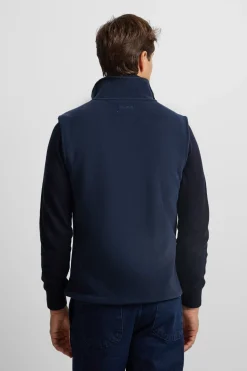 Silbon Chaleco polar clásico Azul marino Discount