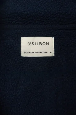 Silbon Chaleco polar clásico Azul marino Discount