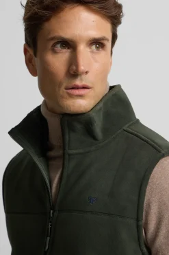 Silbon Chaleco polar clásico Verde Hot