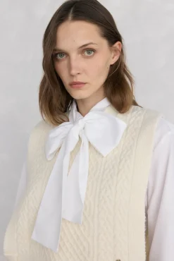 Pedro del Hierro Chaleco punto Beige Best