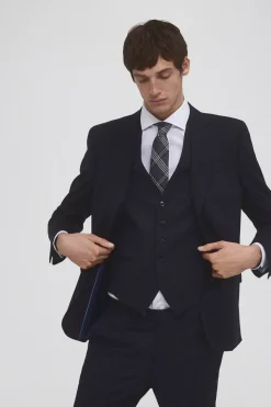 Pedro del Hierro Chaleco tailored Azul Online