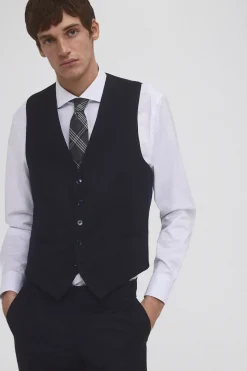 Pedro del Hierro Chaleco tailored Azul Online