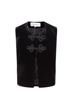 Pedro del Hierro Chaleco terciopelo Negro