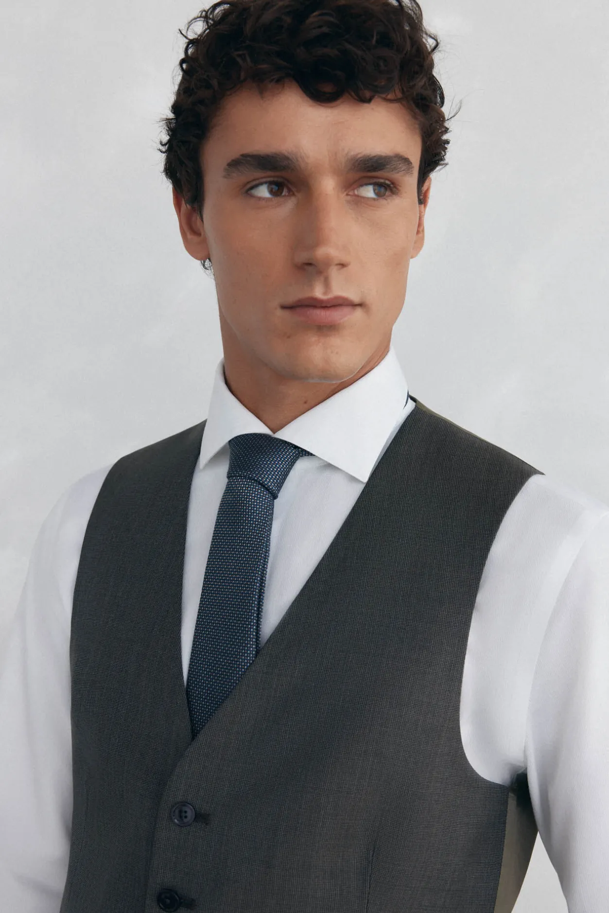 Pedro del Hierro Chaleco tostado slim fit Gris Hot