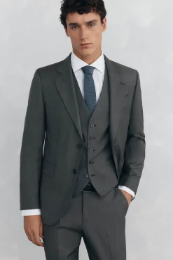 Pedro del Hierro Chaleco tostado slim fit Gris Hot
